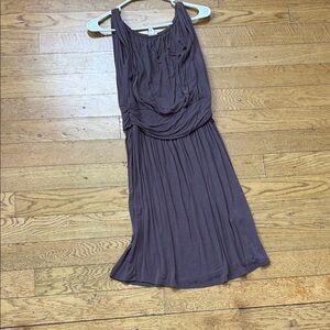 Elegant gray Sleeveless Dress